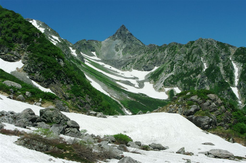 槍ヶ岳 南岳 その１ 079 １００迷山探しの てくてく山歩き